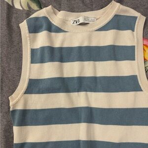 Zara cropped sleeveless top